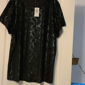 NWT Torrid Snake Print Top- Size 3